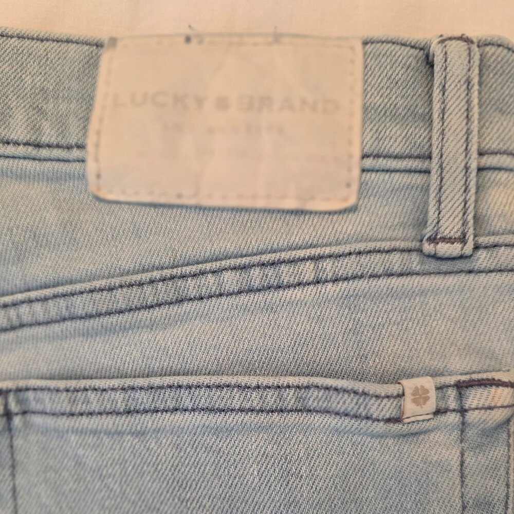 Lucky Brand Women's Mid Rise Crop Fade Denim Jeans, Size 2/26 - Picture 3 of 11